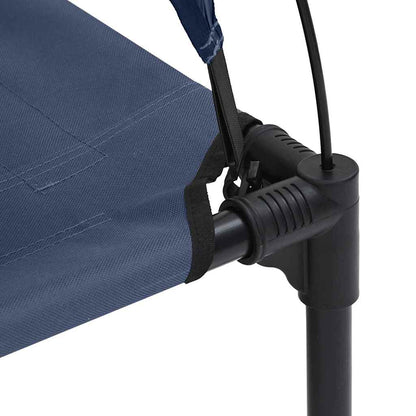 Hondenbed Staal 62 x 48 x 61 cm Marineblauw
