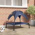 Dog bed Navy 76 x 62 x 70.5 cm Steel