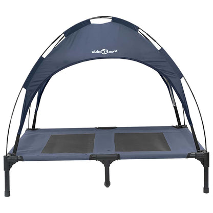 Hondenbed Staal 92 x 77 x 82,5 cm Marineblauw