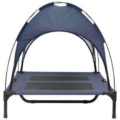 Hondenbed Staal 92 x 77 x 82,5 cm Marineblauw