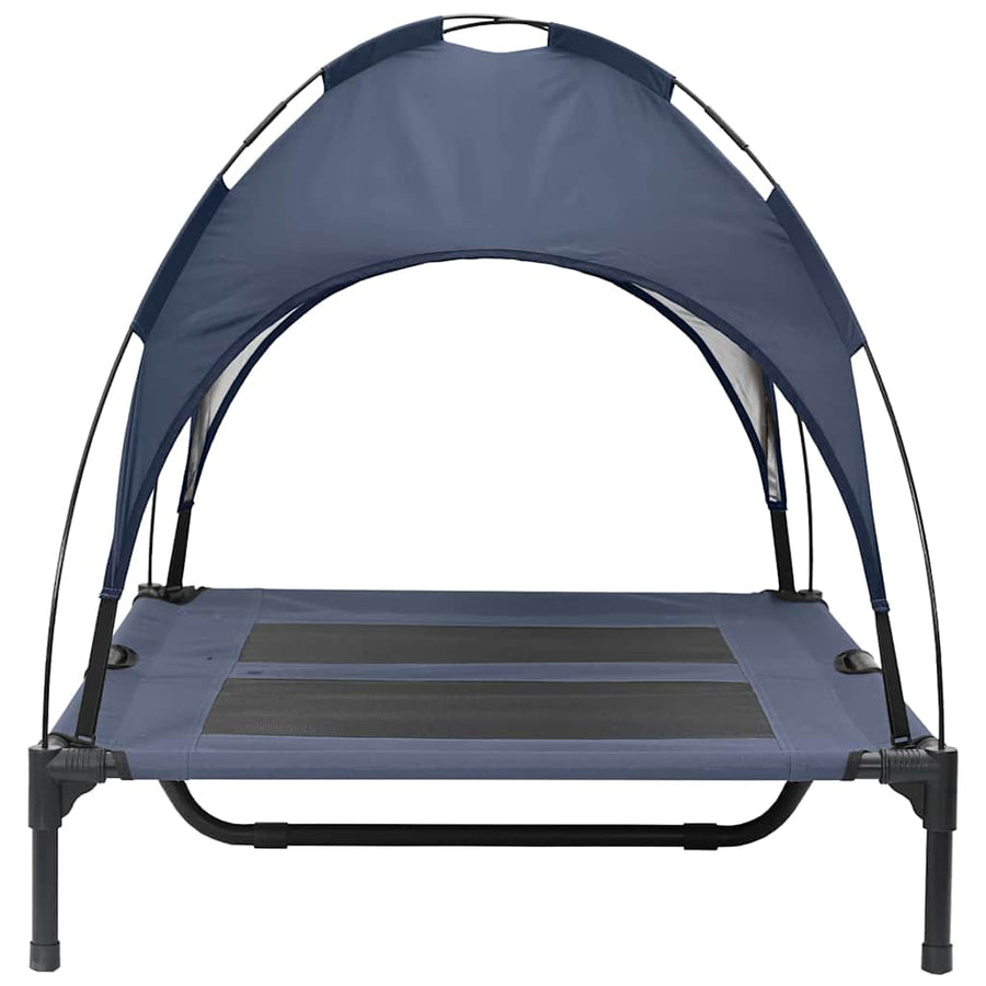 Hondenbed Staal 92 x 77 x 82,5 cm Marineblauw