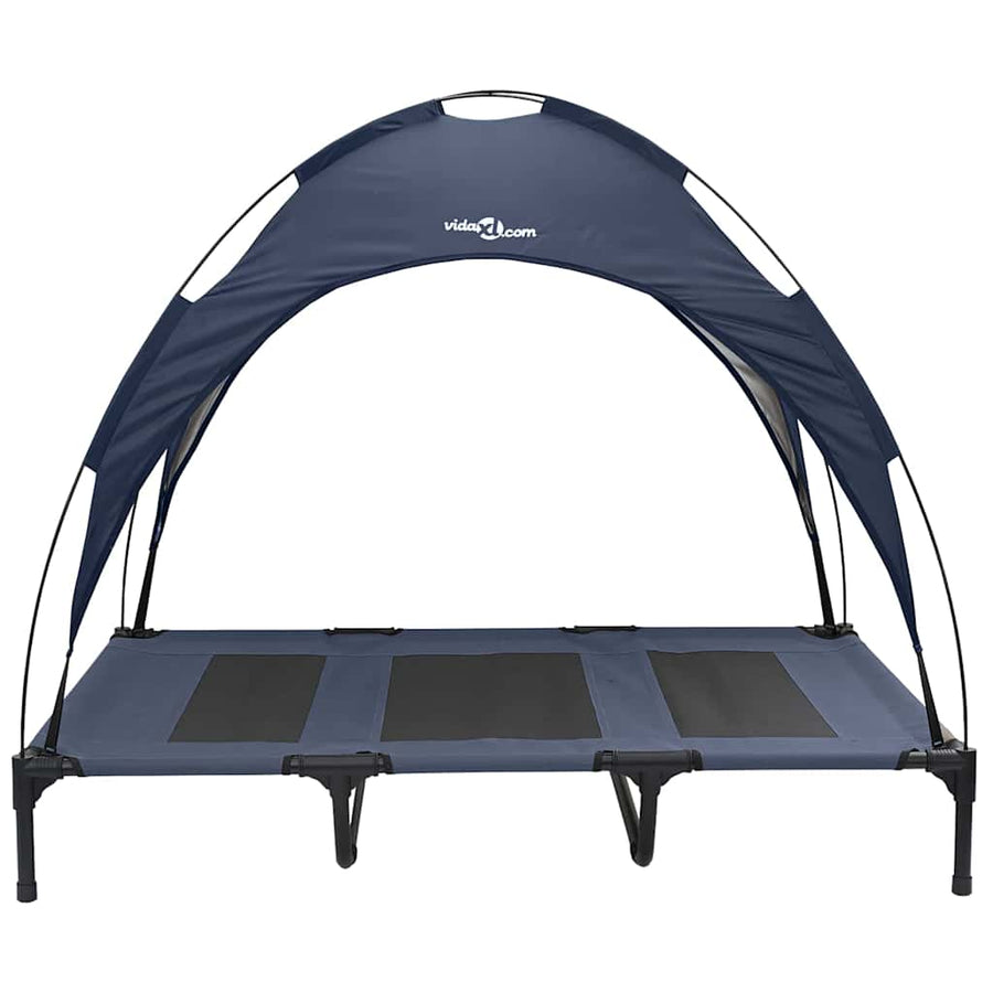 Hondenbed Staal 122 x 93 x 106,5 cm Marineblauw