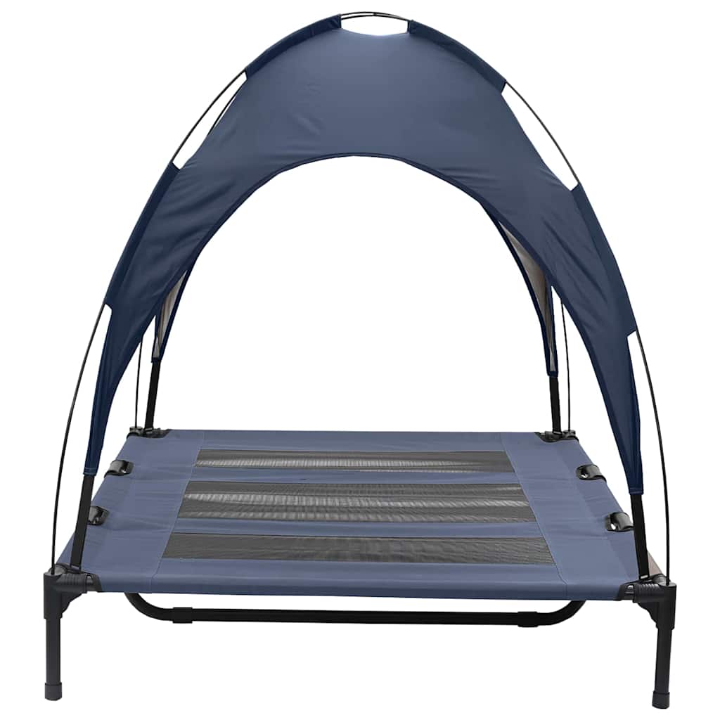 Hondenbed Staal 122 x 93 x 106,5 cm Marineblauw