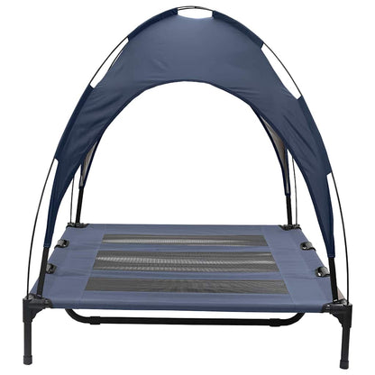 Hondenbed Staal 122 x 93 x 106,5 cm Marineblauw