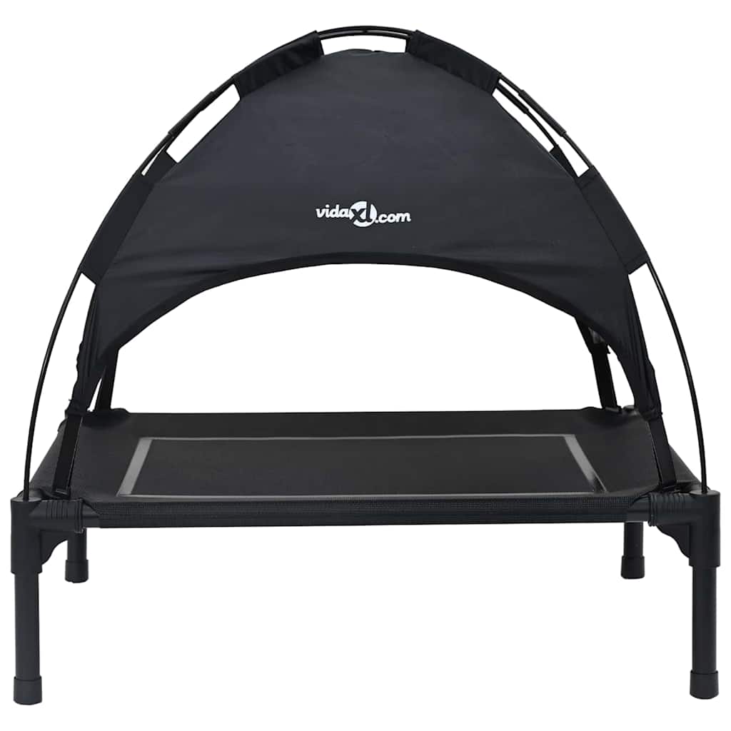 Hondenbed Zwart 63 x 49,5 x 60 cm Staal