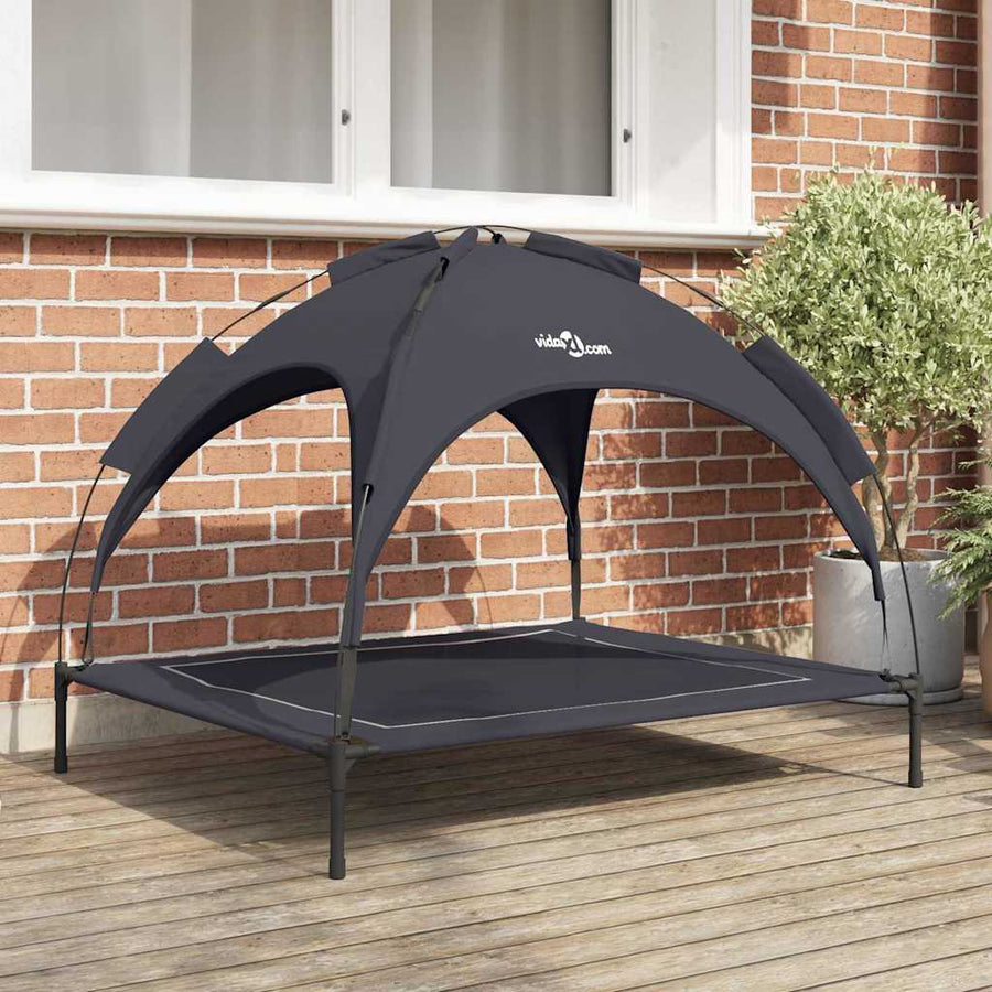 Hondenbed Zwart 104 x 86 x 84,5 cm Staal