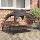 Hondenbed staal bruin 104x86x84,5 cm