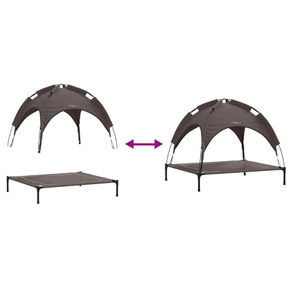 Hondenbed Bruin 104 x 86 x 84,5 cm Staal
