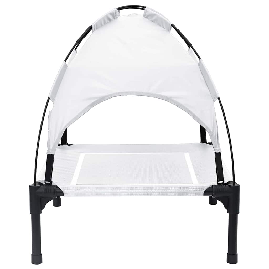 Hondenbed Zilvergrijs 63 x 49,5 x 60 cm Staal