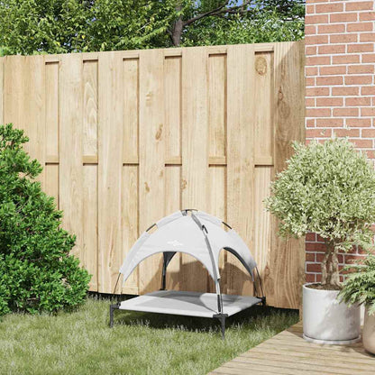 Hondenbed Zilvergrijs 71 x 64 x 71 cm Staal