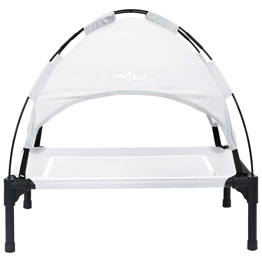 Hondenbed Zilvergrijs 71 x 64 x 71 cm Staal