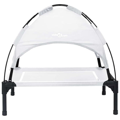 Hondenbed Zilvergrijs 71 x 64 x 71 cm Staal