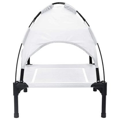 Hondenbed Zilvergrijs 71 x 64 x 71 cm Staal