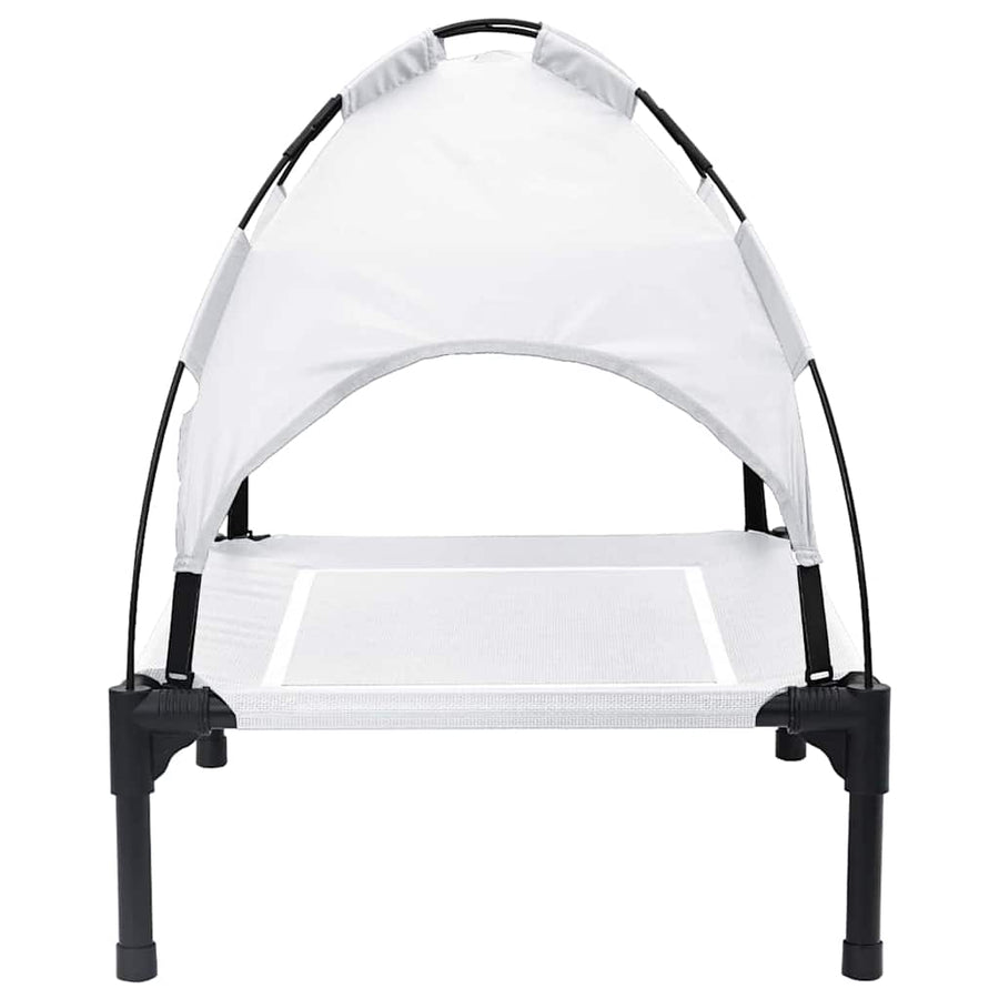 Hondenbed Zilvergrijs 71 x 64 x 71 cm Staal