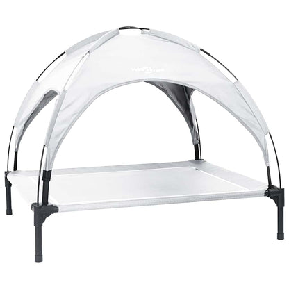 Hondenbed Zilvergrijs 90 x 81 x 80,5 cm Staal