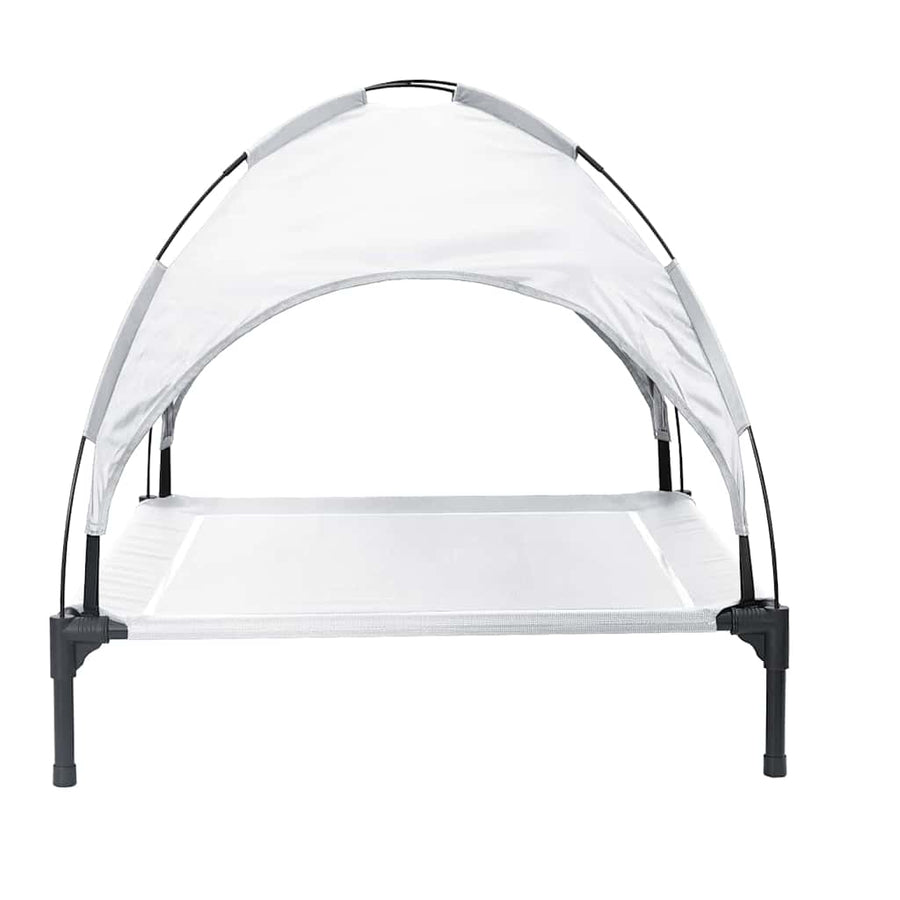 Hondenbed Zilvergrijs 90 x 81 x 80,5 cm Staal
