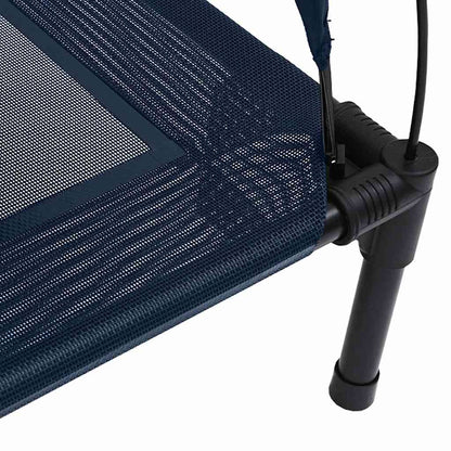 Hondenbed Marineblauw 71 x 64 x 71 cm Staal