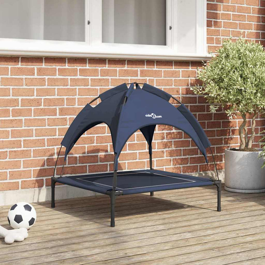 Hondenbed Marineblauw 71 x 64 x 71 cm Staal