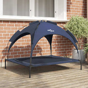 Hondenbed staal marineblauw 104x86x84,5 cm