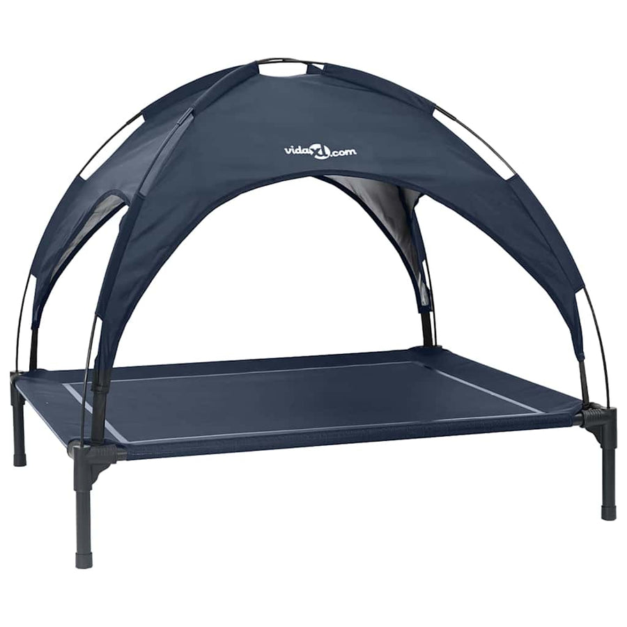 Hondenbed Marineblauw 104 x 86 x 84,5 cm Staal