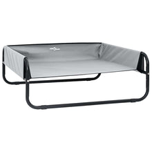 Hondenbed Staal 57 x 57 x 24 cm Lichtgrijs