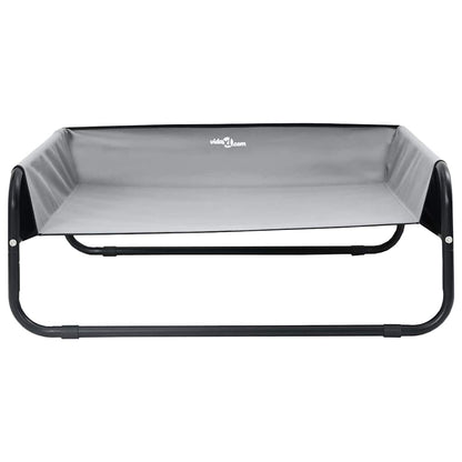 Hondenbed Staal 57 x 57 x 24 cm Lichtgrijs