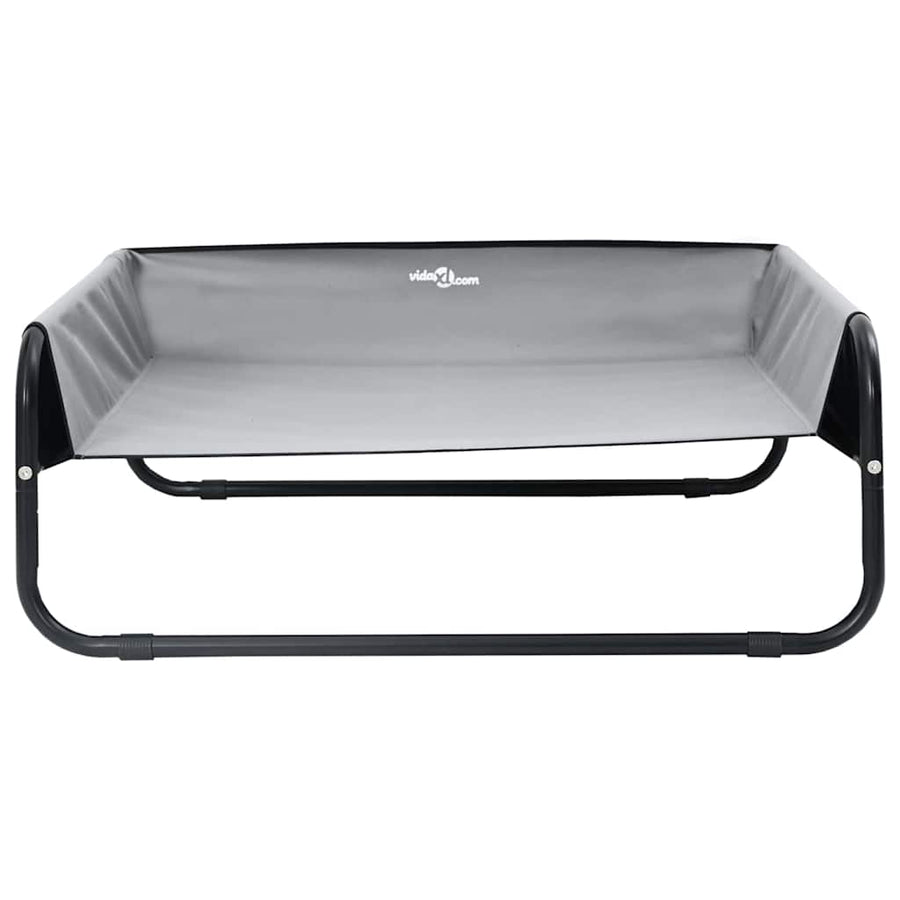 Hondenbed Staal 57 x 57 x 24 cm Lichtgrijs