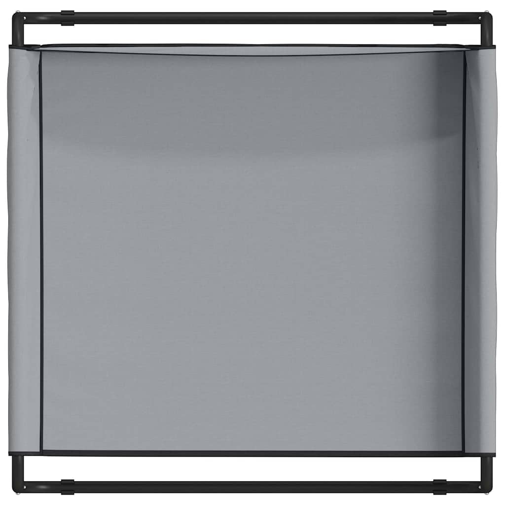 Hondenbed Staal 70 x 70 x 28,5 cm Lichtgrijs