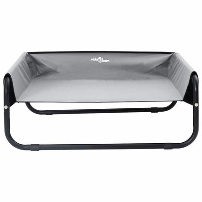 Hondenbed Staal 85 x 85 x 33 cm Lichtgrijs
