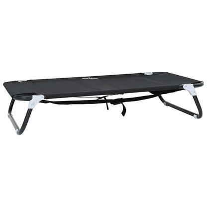 Hondenbed Zwart 90 x 55 x 18 cm Staal