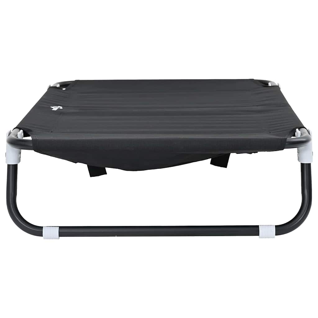 Hondenbed Zwart 90 x 55 x 18 cm Staal