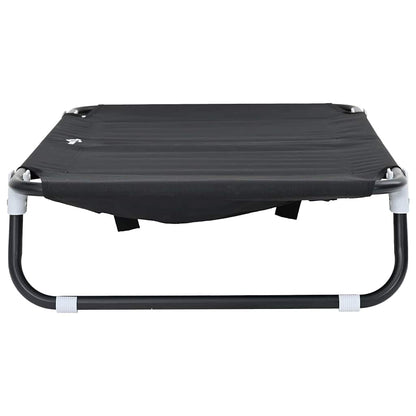 Hondenbed Zwart 90 x 55 x 18 cm Staal
