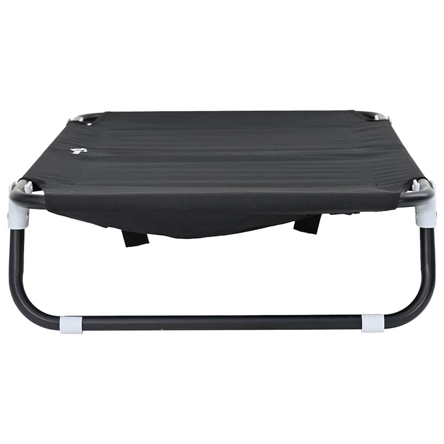 Hondenbed Zwart 90 x 55 x 18 cm Staal