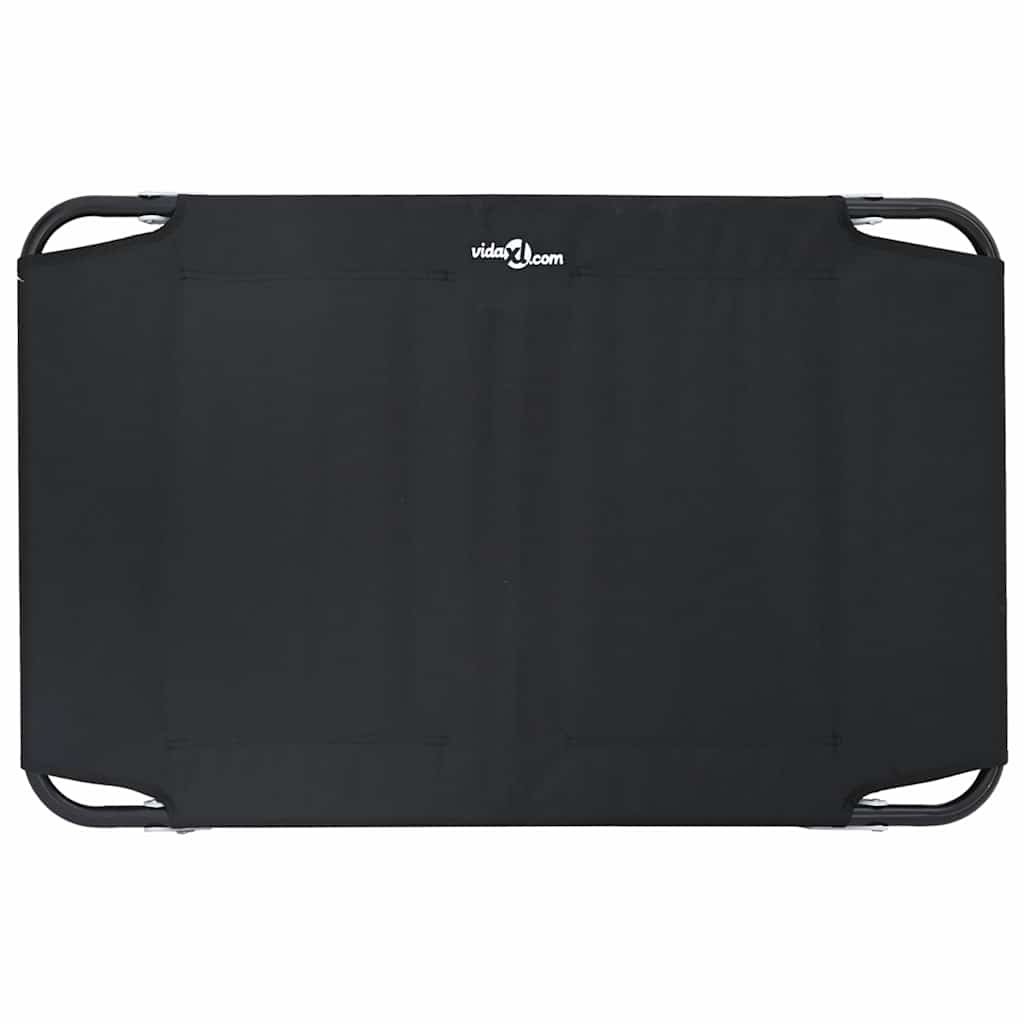 Hondenbed Zwart 90 x 55 x 18 cm Staal