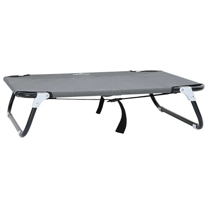 Hondenbed Lichtgrijs 80 x 55 x 18 cm Staal