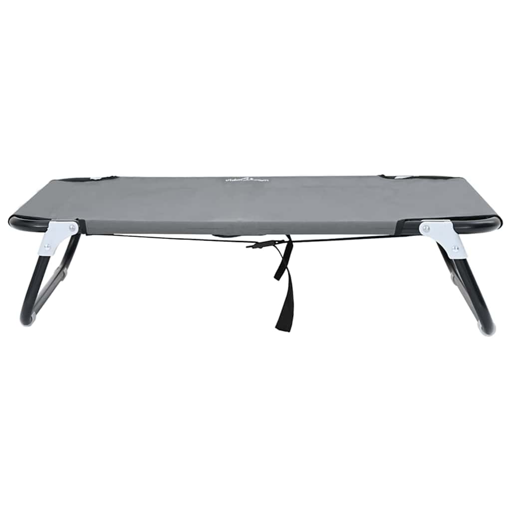 Hondenbed Lichtgrijs 80 x 55 x 18 cm Staal