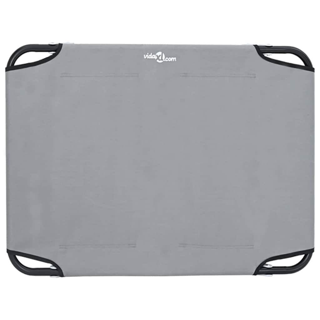 Hondenbed Lichtgrijs 80 x 55 x 18 cm Staal