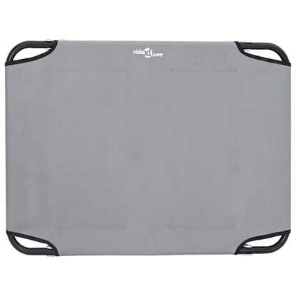Hondenbed Lichtgrijs 80 x 55 x 18 cm Staal