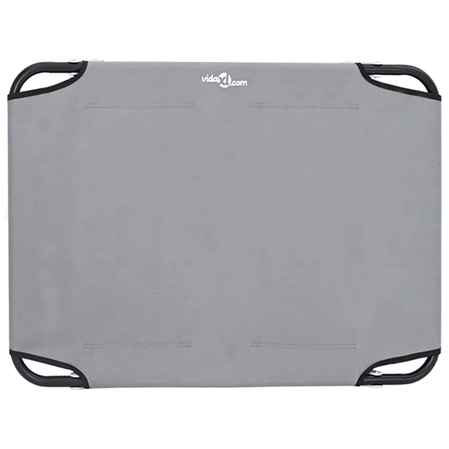 Hondenbed Lichtgrijs 80 x 55 x 18 cm Staal