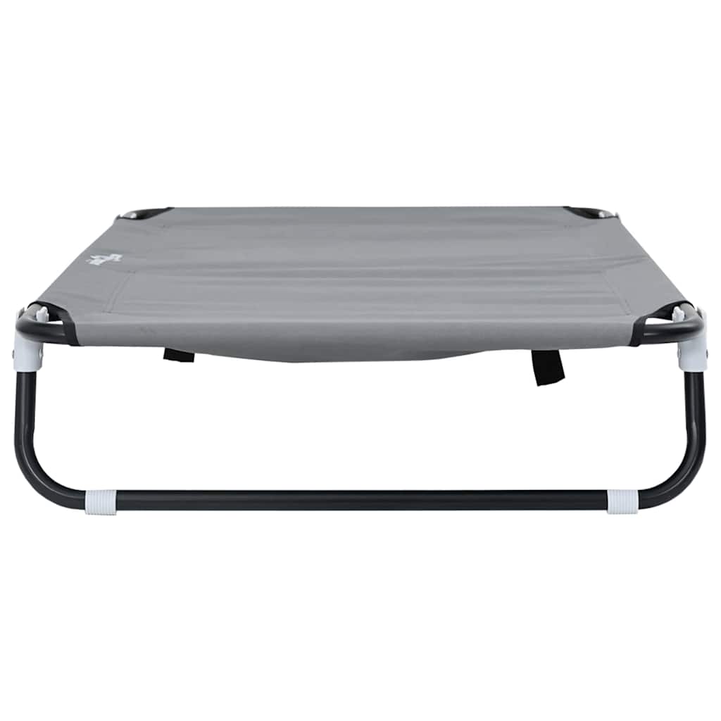 Hondenbed Staal 105 x 65 x 18 cm Lichtgrijs
