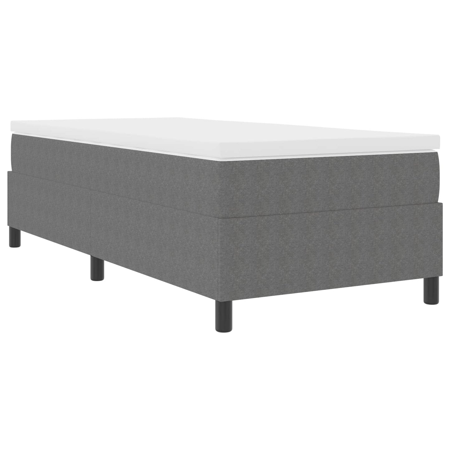 Platform Bedframe Stof 90 x 200 cm Lichtgrijs