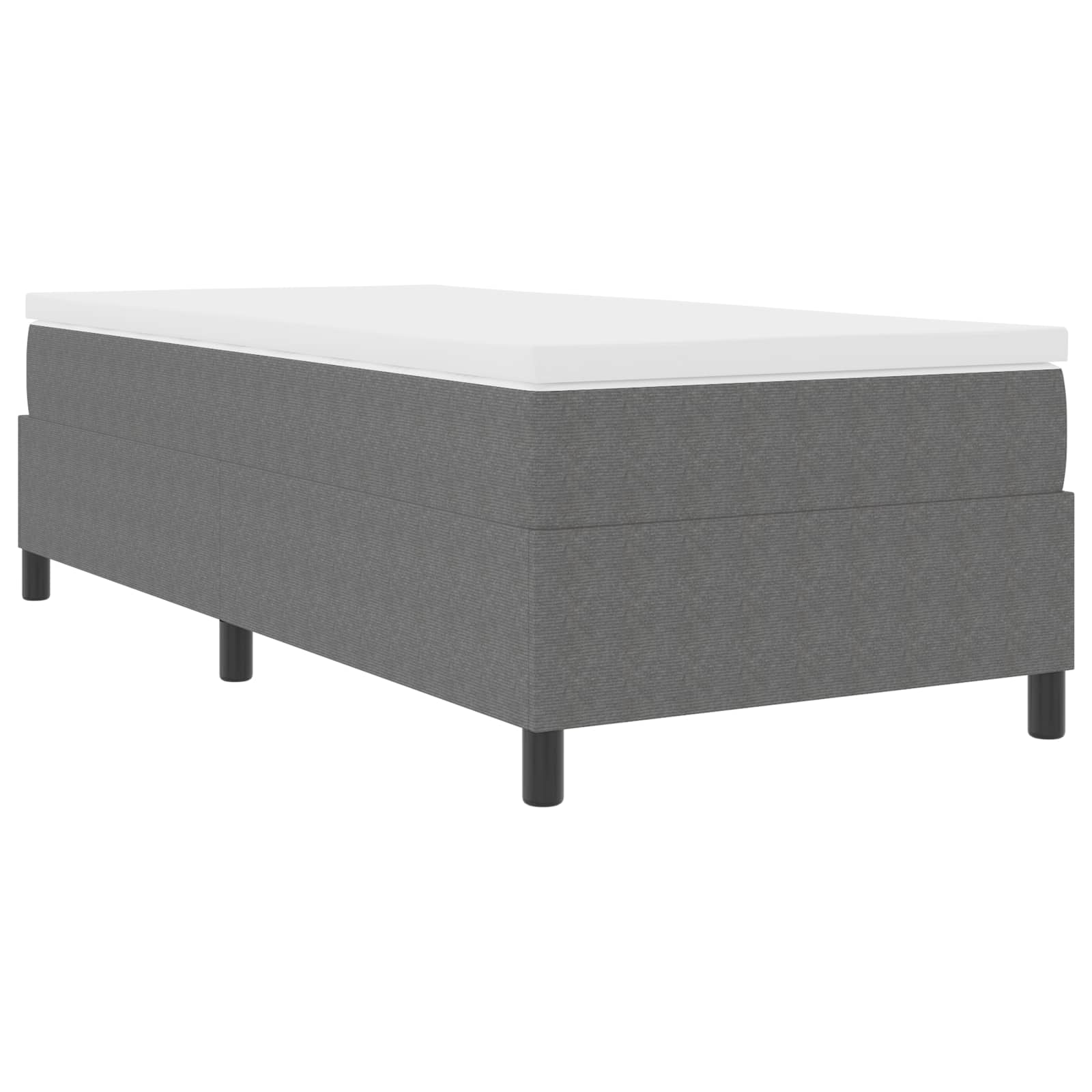 Platform Bedframe Stof 90 x 200 cm Lichtgrijs
