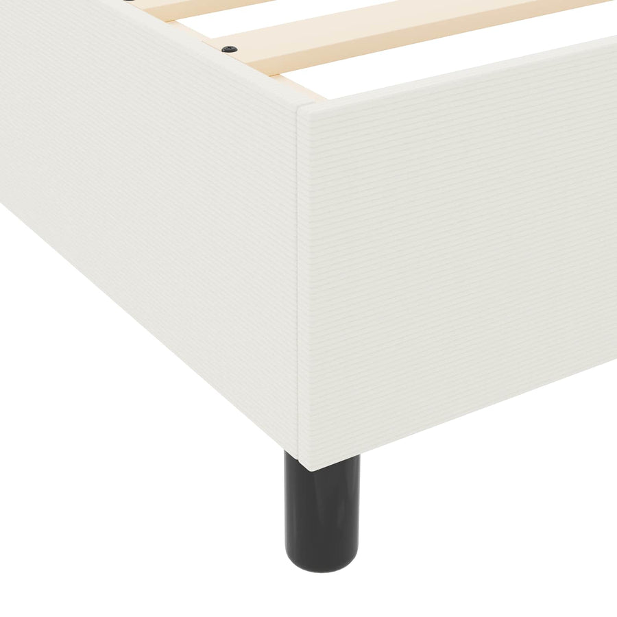 Platform Bedframe Stof 90 x 200 cm Crème