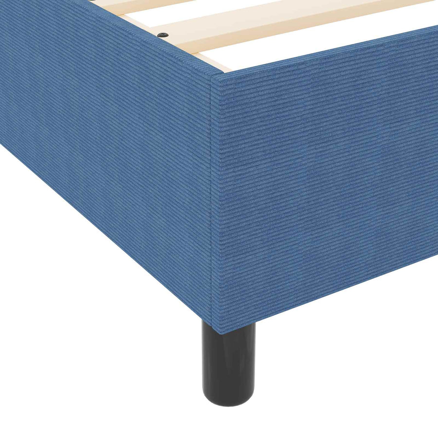 Platform Bedframe Stof 100 x 200 cm Blauw