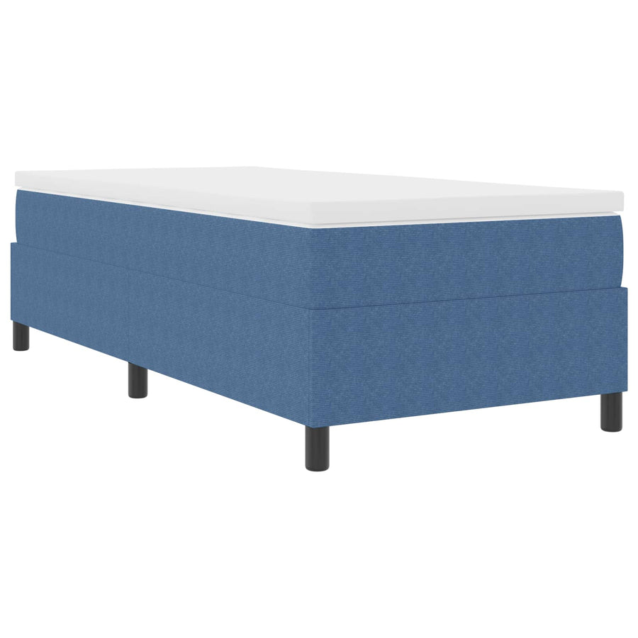 Platform Bedframe Stof 100 x 200 cm Blauw
