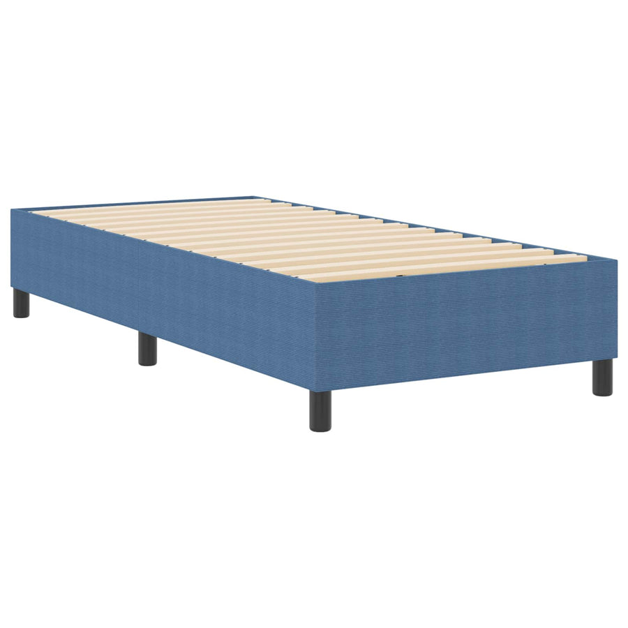 Platform Bedframe Stof 100 x 200 cm Blauw
