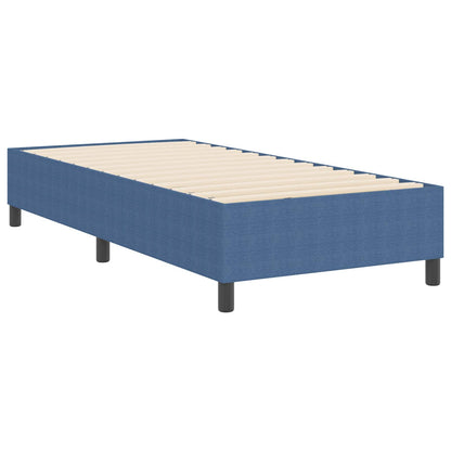 Platform Bedframe Stof 100 x 200 cm Blauw