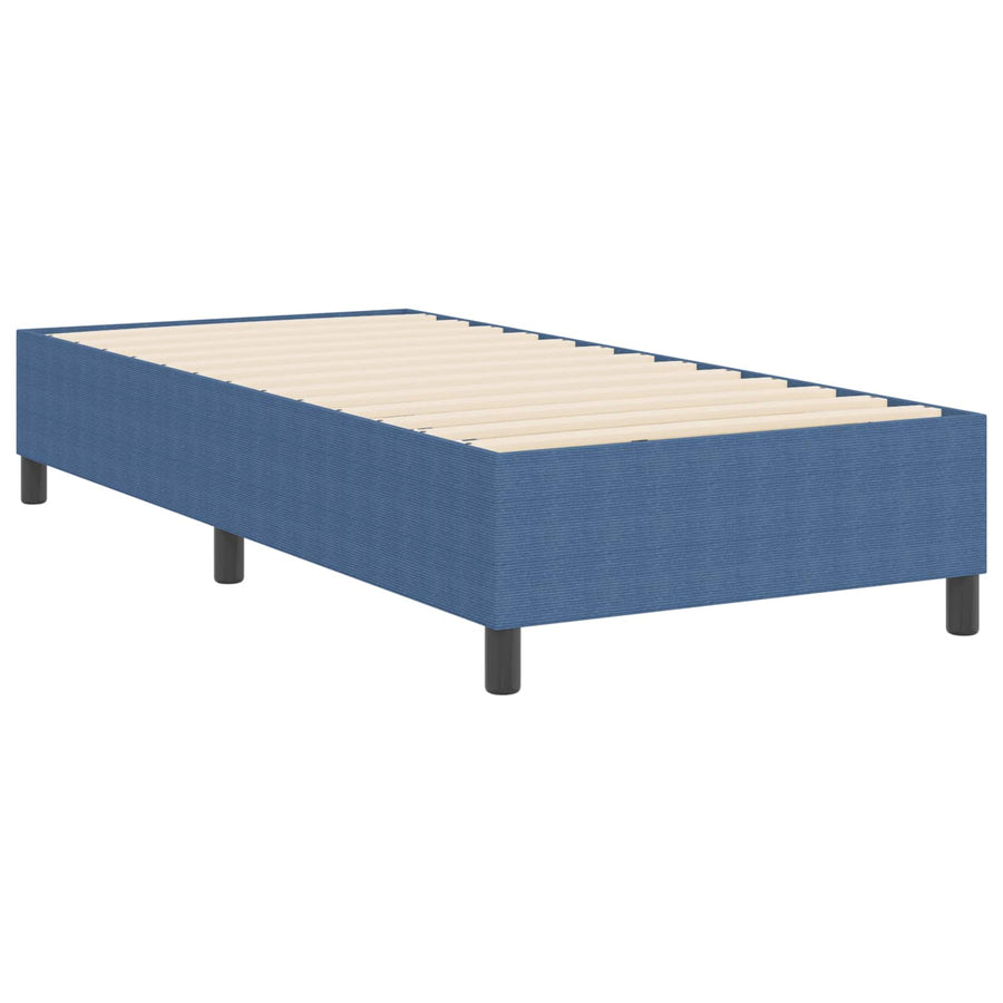 Platform Bedframe Stof 100 x 200 cm Blauw