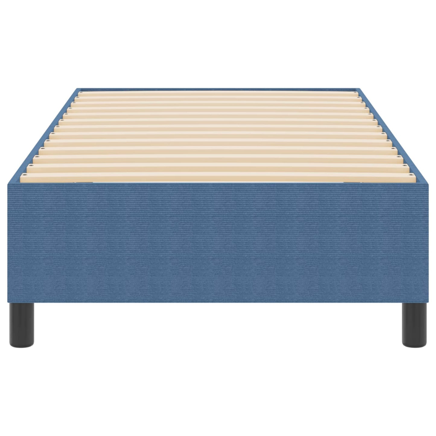 Platform Bedframe Stof 100 x 200 cm Blauw