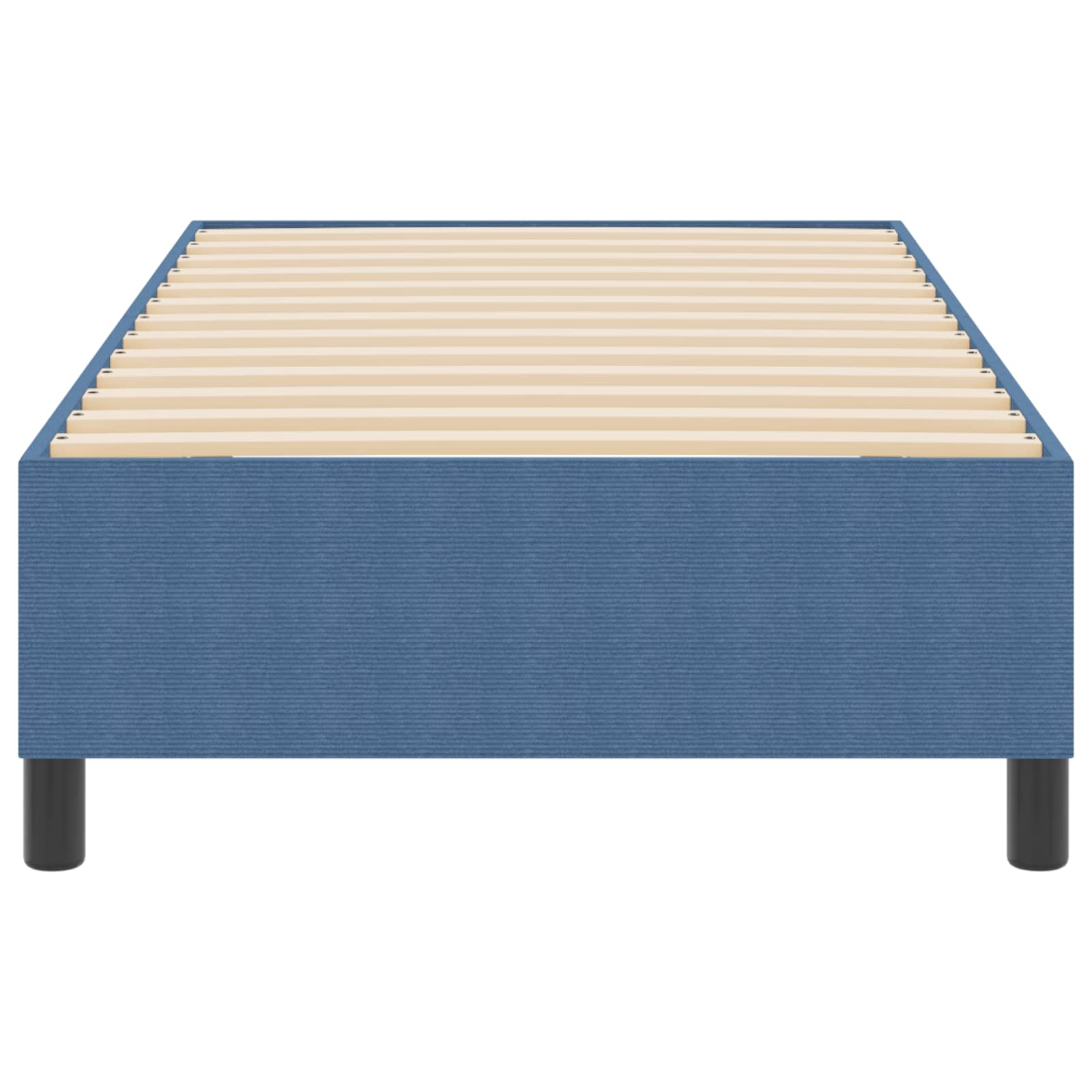 Platform Bedframe Stof 100 x 200 cm Blauw